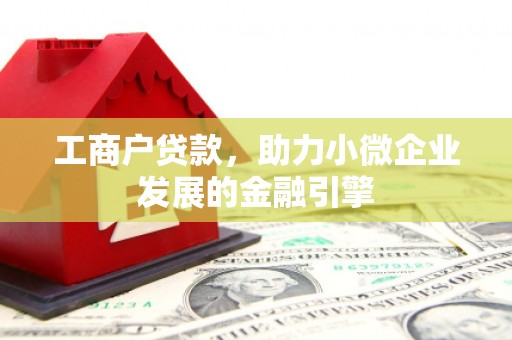 学甲工商户贷款，助力小微企业发展的金融引擎