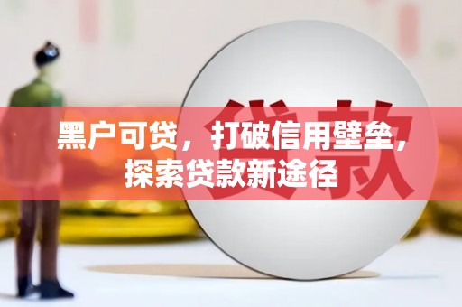 南陵黑户可贷，打破信用壁垒，探索贷款新途径