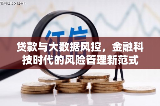 阳东贷款与大数据风控，金融科技时代的风险管理新范式