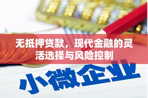 怀来无抵押贷款，现代金融的灵活选择与风险控制
