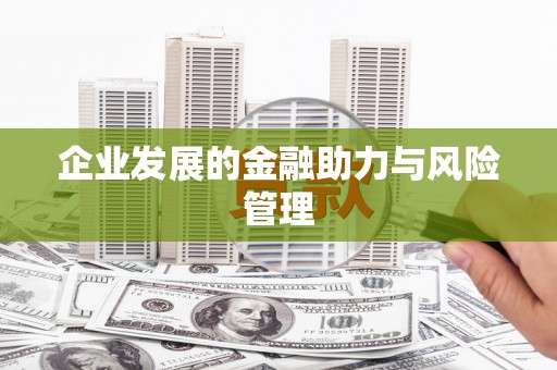 黄南企业发展的金融助力与风险管理