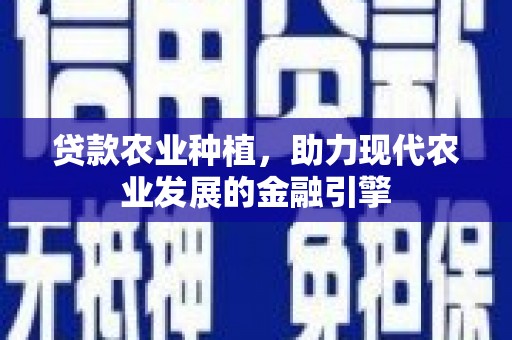 永宁贷款农业种植，助力现代农业发展的金融引擎