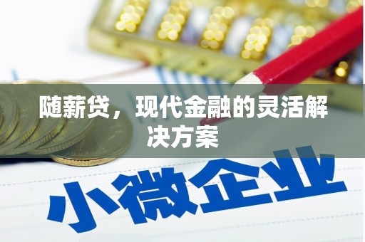 江城随薪贷，现代金融的灵活解决方案