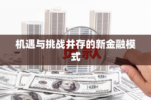 莿桐机遇与挑战并存的新金融模式