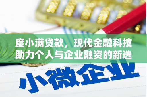 潭子度小满贷款，现代金融科技助力个人与企业融资的新选择
