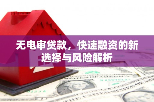 察隅无电审贷款，快速融资的新选择与风险解析