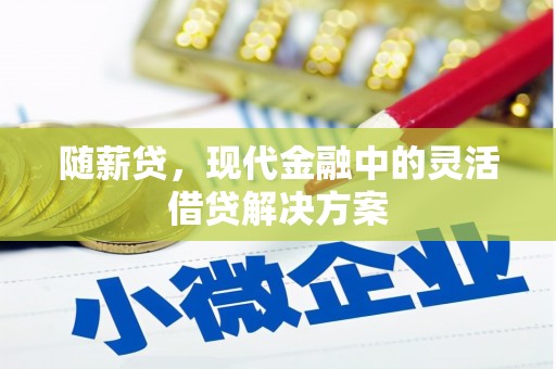上杭随薪贷，现代金融中的灵活借贷解决方案