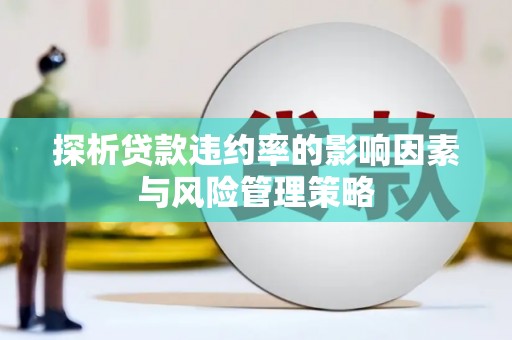钦北探析贷款违约率的影响因素与风险管理策略