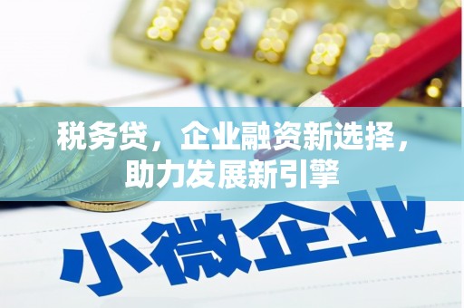 贵德税务贷，企业融资新选择，助力发展新引擎