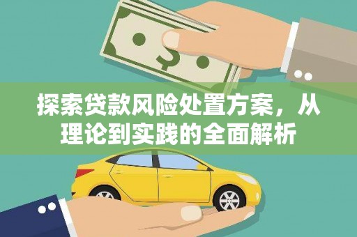 合山探索贷款风险处置方案，从理论到实践的全面解析