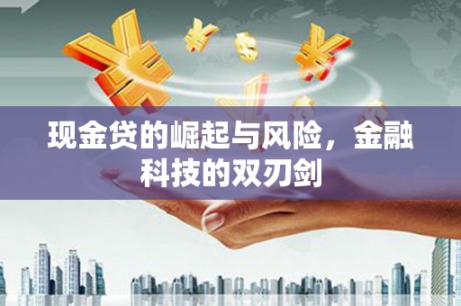桓台现金贷的崛起与风险，金融科技的双刃剑