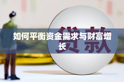 樊城如何平衡资金需求与财富增长