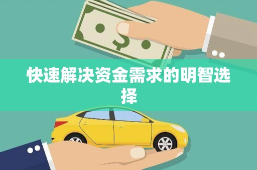 仑背快速解决资金需求的明智选择