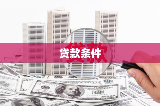 湖滨贷款条件